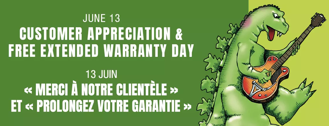 Customer Appreciation & FREE Extended Warranty Day - Saturday, June 13